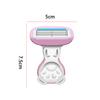Women Portable Shaver Trimmer Hair Shaver 5 Blades Razor Safety Razor Blades Face/ Leg/ Armpit/ Bikini Beauty Hair Removal
