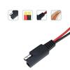 10CM SAE Male Female Solar Battery Cable 18AWG Power Supply Plug Extension Connector Wire for DIY Automotive  Wire SAE Cable