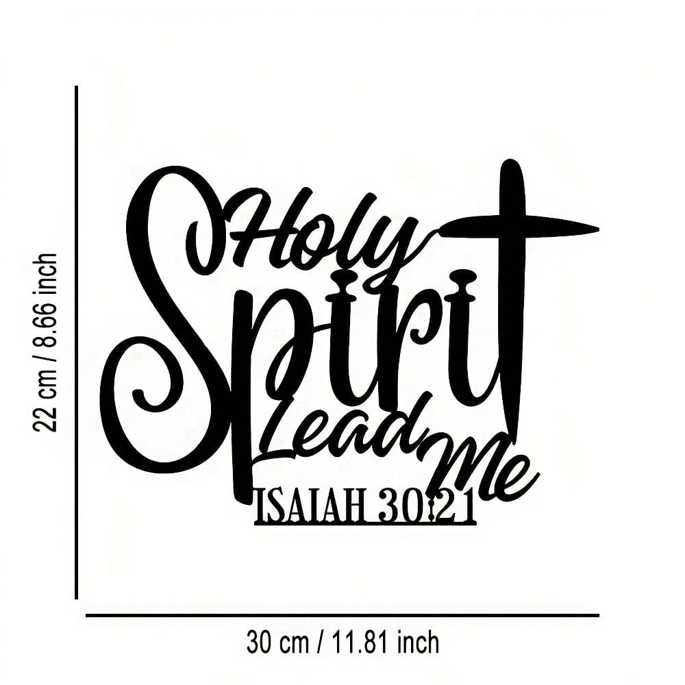 Metal Wall Art Abstract Holiday Decor Faith Sign for Home and Business