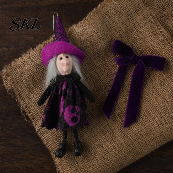 Beautiful Holiday Embellishments Halloween Party Decoration, Cartoon Pumpkin Witch Hanging Ornaments, Decorative Ornaments For Parties Indoor Outdoor