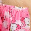 Girls' Long Sleeve Pegasus Cartoon Two-Piece Suit - Spring/Autumn Fashion