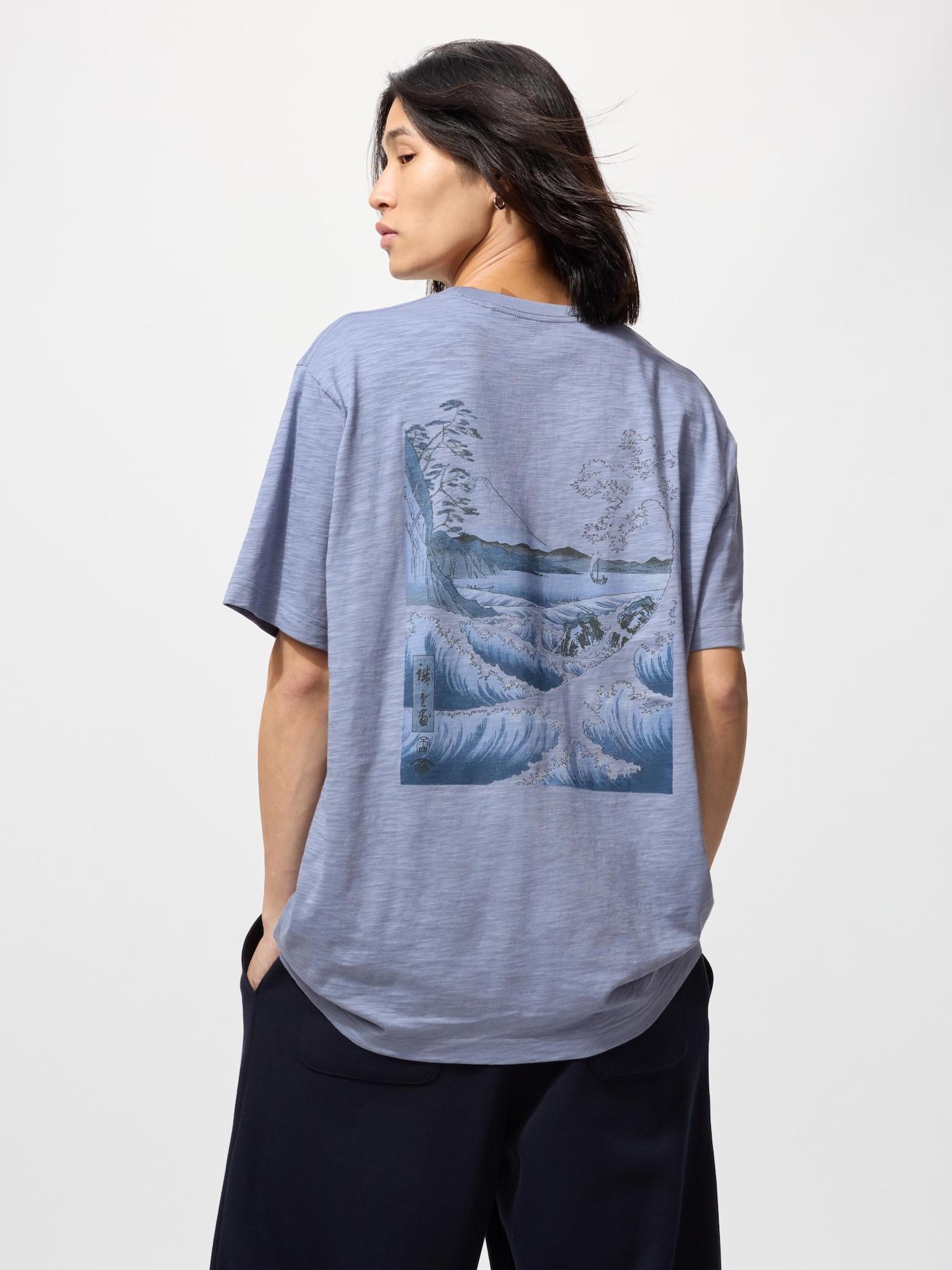 

Uniqlo Japan Ukiyo E bluE Ut 62 BLUE/4XL
