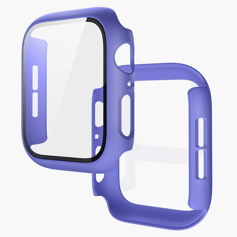PC Case+Tempered Screen Protector For Apple Watch Ultra 3-1 11 10 46/42mm Integrated Hard Shell iWatch 9 8 7 6 5 4 SE 45mm 44mm