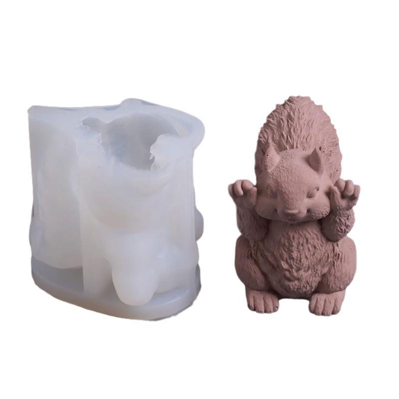 Kreative Maus Elastomer Gießform für Seife Harz Schokolade - Einzigartige Bastelarbeiten Dekoratives Geschenk Herstellungsform