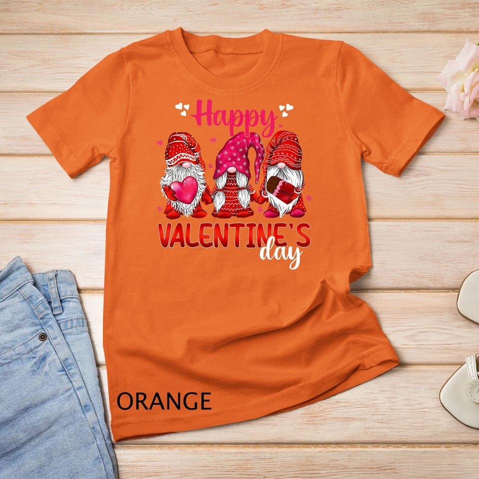 Love Gnome Squad Happy Valentine Gnome T-Shirt Unisex T-shirt 7 L