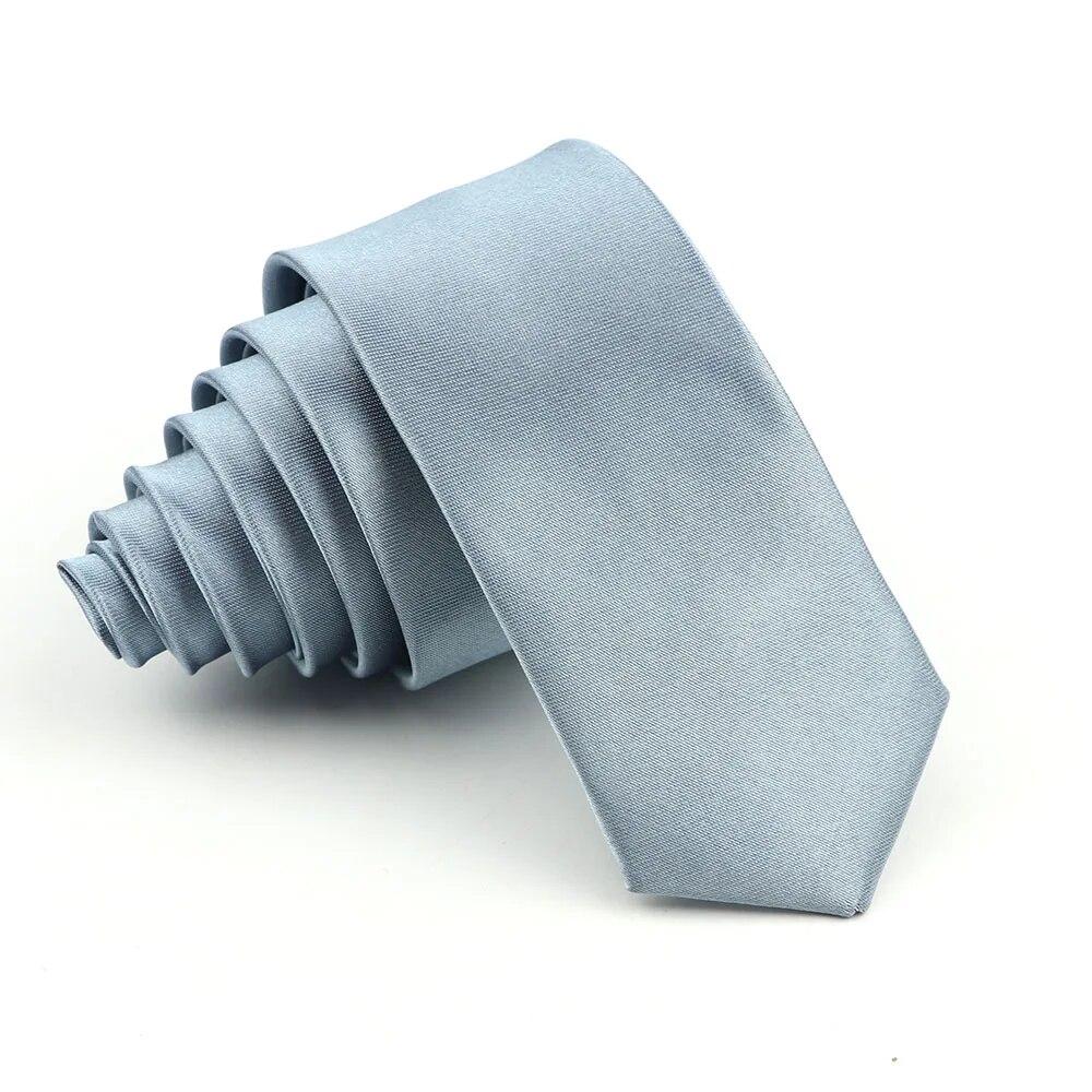 Cravate 5 cm, pour hommes, Angleterre, version étroite, décontracté, groupe de couleurs unies, couleur unie, cravate