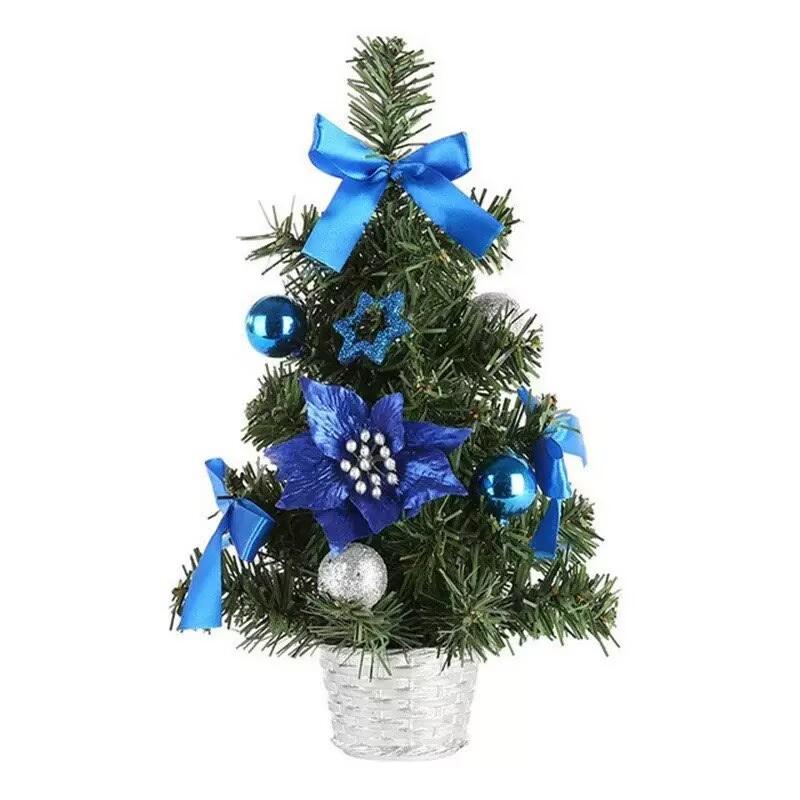 20/30/40cm Christmas Tree Mini Small Pine Tree Sisal Placed In The Desktop Ornaments New Year Xmas Party Decoration Navidad