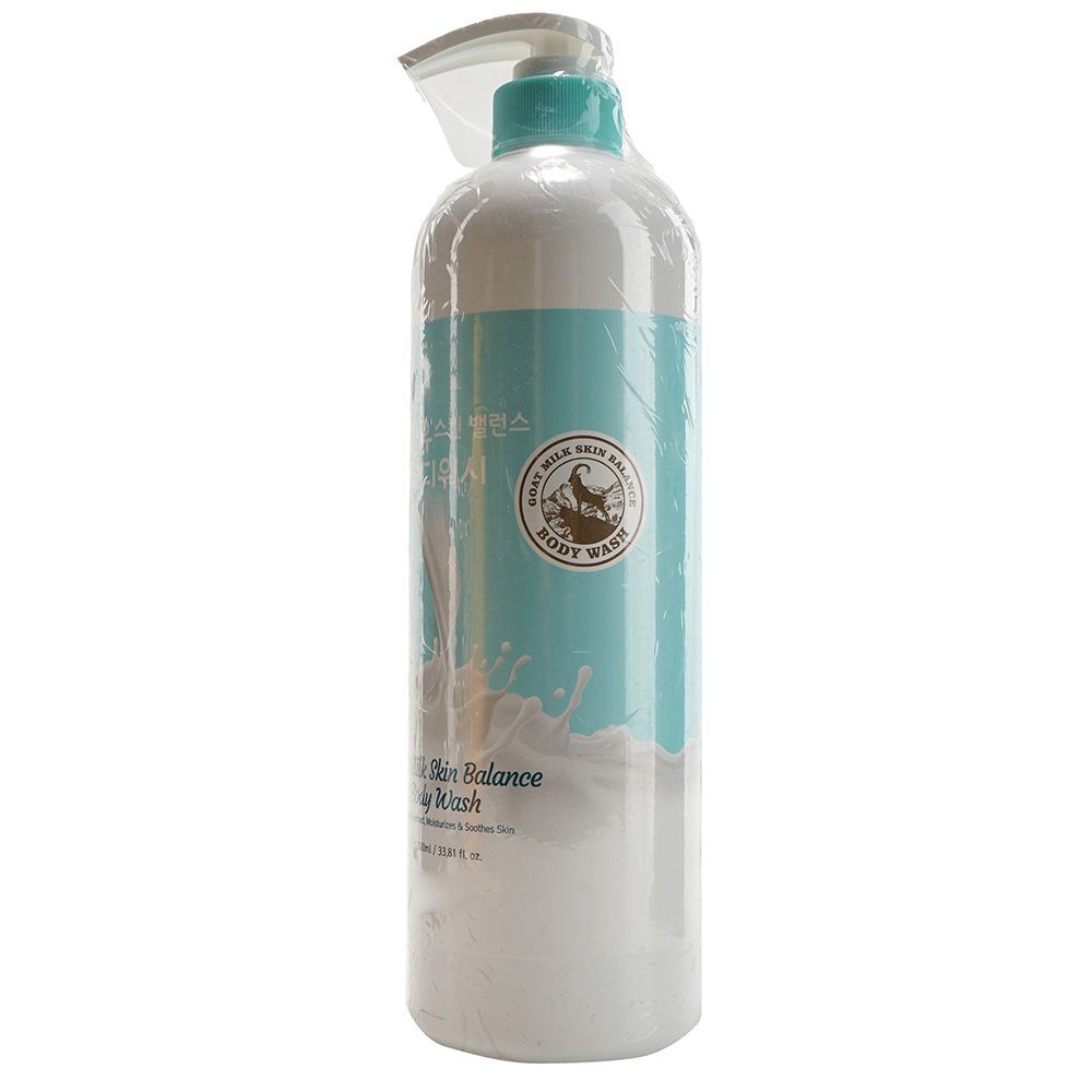 

ZGQJIZTO Goat Milk Selenium Body Wash 1000ml for Healthy Skin