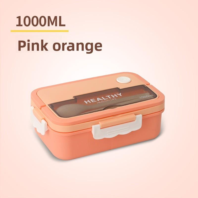 Modern Minimalist Plastic Lunch Box With Microwave Heating For Adults And Kids