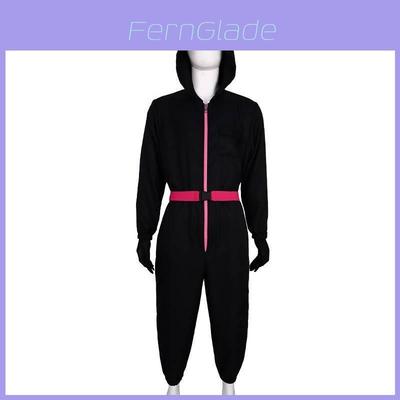 Squid Game Popular Movie Halloween Costume For Kids With Cotton Blend Fabric Cosplay Suit