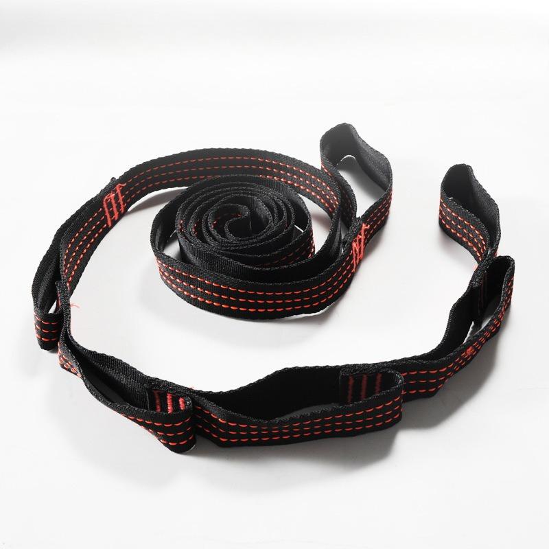 Hammock Outdoor Reinforcement, Straps Quick Build Adjustable Distance Flat Belt Clothesline Portable Camping Hammock Accessories