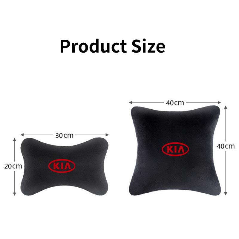 for KIA Car Headrest Cover Auto Seat Cover Head Neck Rest PillowSportage Rio Ceed Picanto K5 K9 Sorento Accessories hbwjx00