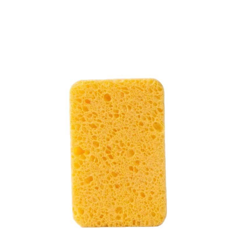 Set of 4 Natural Wood Pulp Kitchen Sponges - Magic Nano Cleaning Wipes