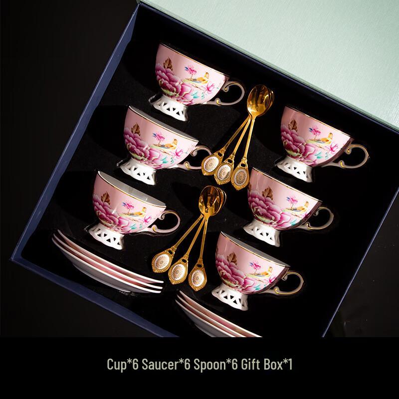 European Bone China Floral Tea Set