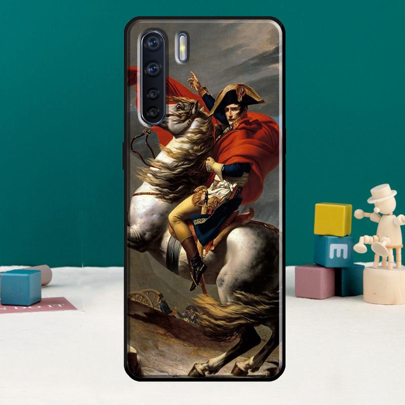 Napoleon Bonaparte Phone Case For Oppo A78 A96 A58 A18 A38 A98 A17 A77 A80 A40 A60 A16 A76 A74 A94 A54 A15 A57S