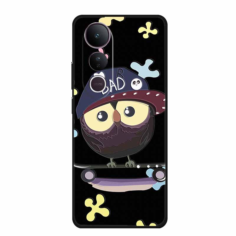 3D Emboss Case For Vivo V50 Lite 4G Phone Case V 50 lite Coque Flowers Silicone Soft Back Cover Funda For Vivo V50 Lite 5G Case