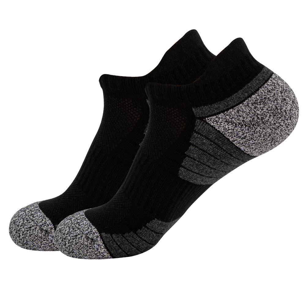 Men's Sweat-Wicking Cotton Sports Socks: Breathable, Mesh Design for Running, Hiking, Climbing, and Basketball