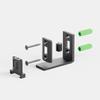 Adjustable Bathroom Sliding System Support Carbon Steel Construction Suitable For Various Home Improvement Tasks