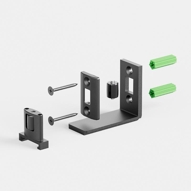 Adjustable Bathroom Sliding System Support Carbon Steel Construction Suitable For Various Home Improvement Tasks