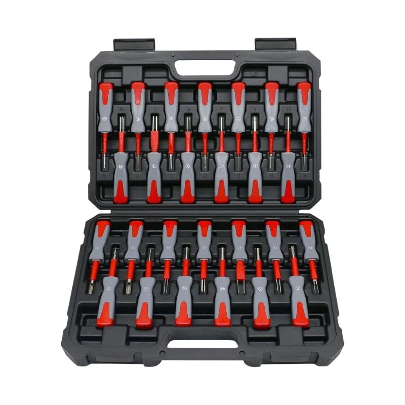 

26Pcs Automotive Terminal Removal Disassembly Tool Kit Suitable For Car Wire Connector Extraction And Electrical Repair 1