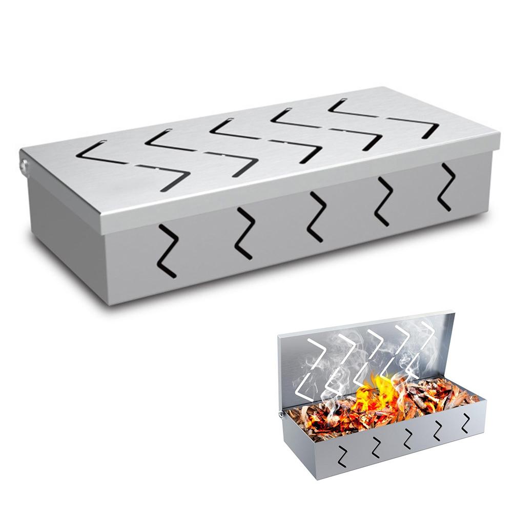 

1pc 22x10CM Stainless Steel Box Grill Barbecue Grill Box With 90° Flip Lid - Perfect For Flavorful BBQ! Barbecue Bracket Parts China Mainland