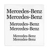UMEG7 6pcs Brake Caliper Sticker Heat Resistant Decal Car Decoration For Mercedes Benz W204 W124 W201 W202 W212 W220 W205 GLA CLA GLC
