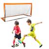 Portable Soccer Goal Adult Kids Soccer Goal Weather Resistant Adjustable Height Rectangle Fiberglass Oxford Cloth for Outdoor