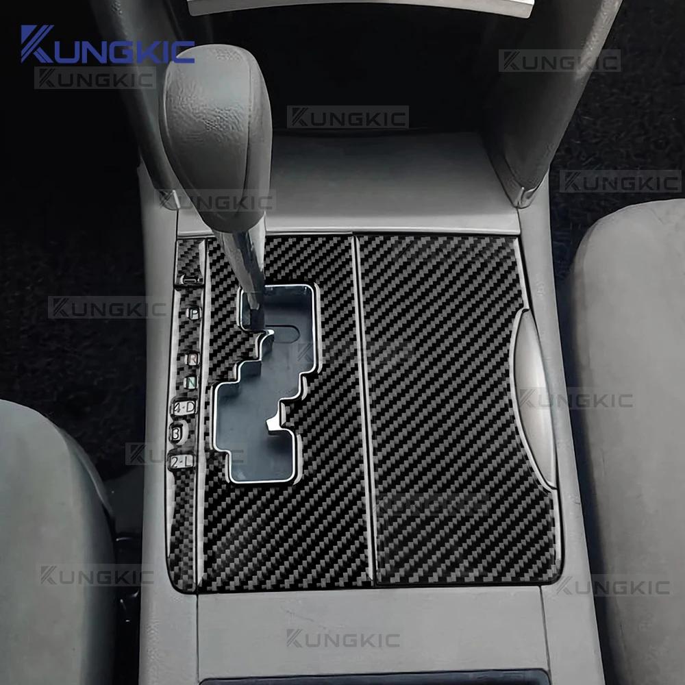 Carbon Fiber Style Gear Shift Collar for Toyota Camry 2007-2011 LHD Interior Trim Accessory