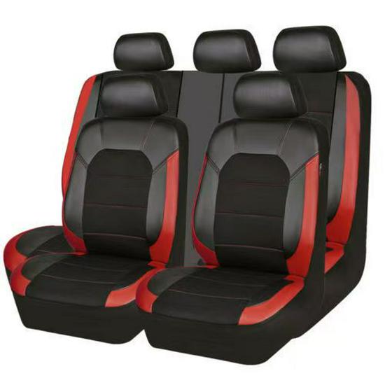 Universal PU Leather Breathable Mesh Car Seat Cushion Cover