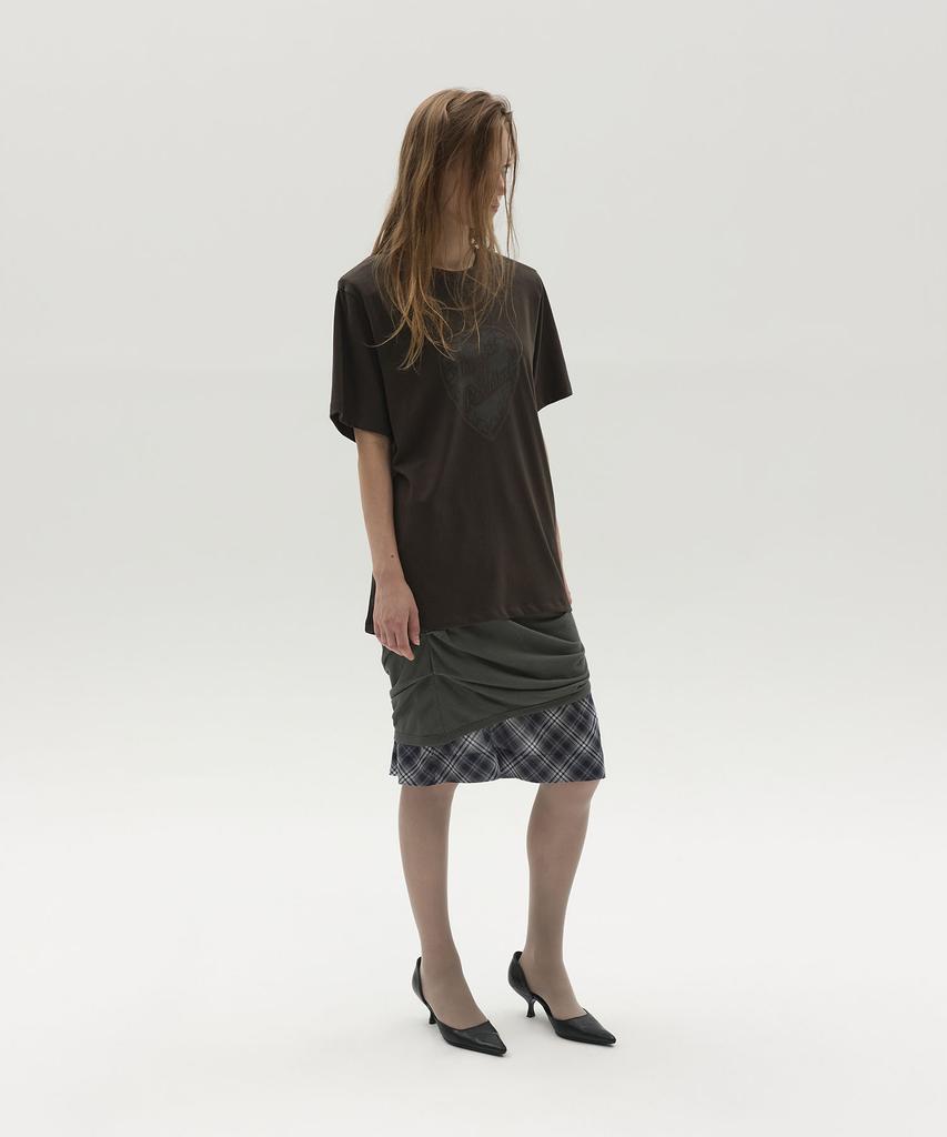 LCDC™ Detachable Pad Printed Tee (Brown)