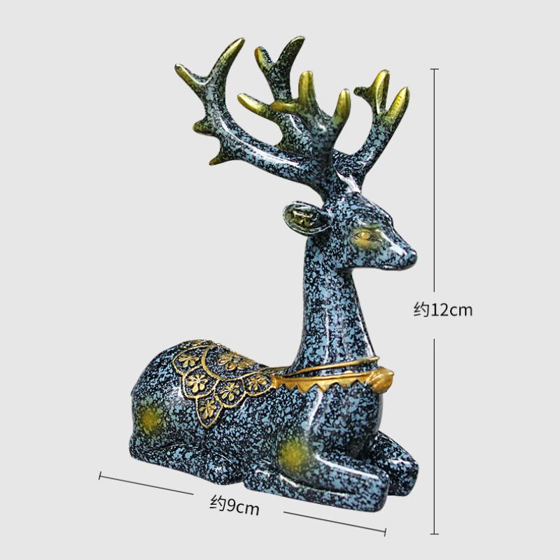All the Way Safe inside the Car Interior Decoration Car Accessories Deer Creative Home Living Room Decoration Ceramic Crafts