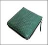 Godin Round Folding Wallet sppw8002cp.DGR (Dark Green) Diamond Python Short Wallet