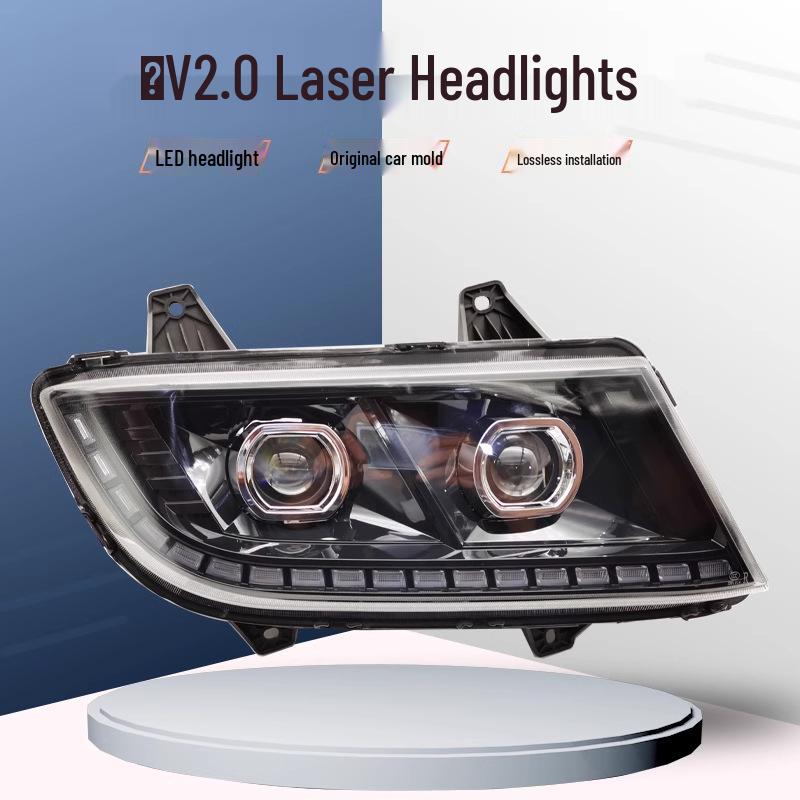 Compatible with Jiefang Hany V2.0: Upgraded Super Bright Dual-Lens LED Headlight Assembly