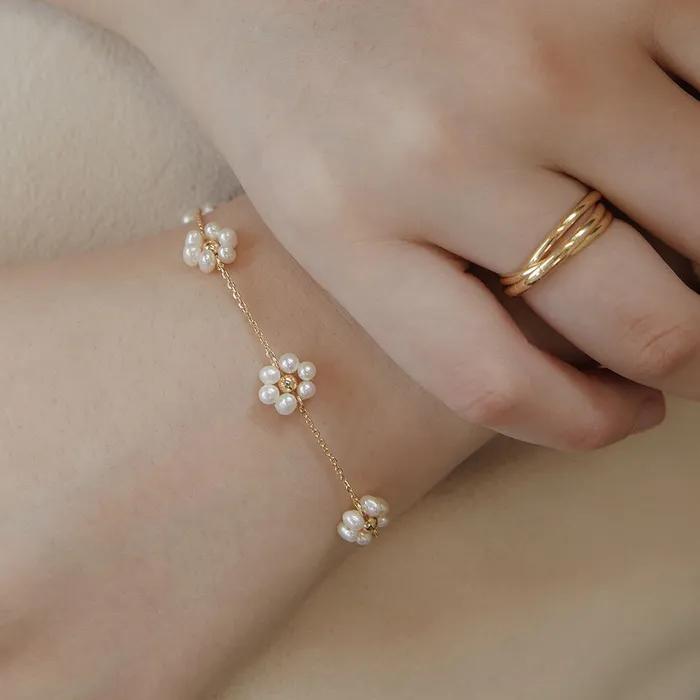 Pearl Flower Bracelet BR2190