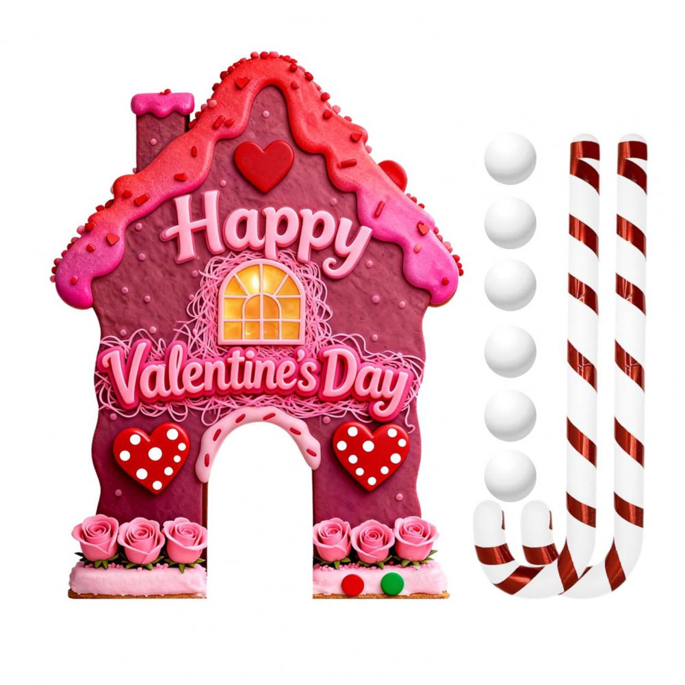 Zestaw do golfa z piernika Dekoracja świąteczna do golfa Zestaw do mini golfa z piernika z kijami w kształcie laski cukrowej Piłkami Impreza świąteczna Wewnątrz