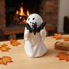 Decorative Ghost for Home Halloween Figurine, Cute Resin Statue, Creative Holding Unique Accents Bat/Drink Tabletop Ornament Party, Trick or