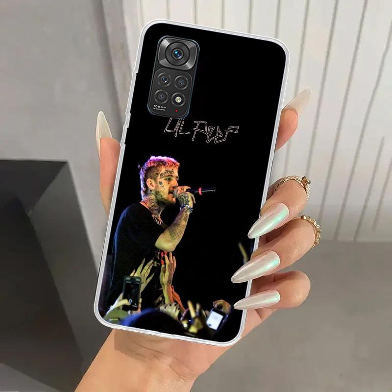 Lil Peep Sänger Handyhülle für Xiaomi Redmi Note 15 14 14S 13 12S 12 Pro 11S 11 Plus 11T 11E 10S Weiche Hülle Druckschale Redmi Nr.
