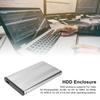   Enclosure 2.5in 5Gbps 2TB Capacity Anti Static Hard Drive Case with USB3.0 Interface for  Dows for OS X for   (Not Include Hard Disk)