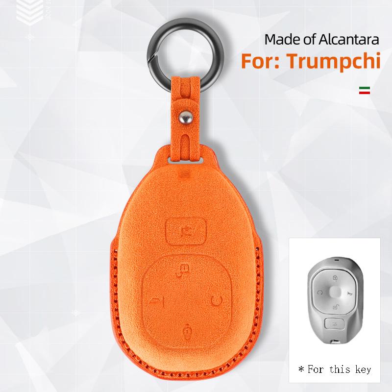 Custodia Protettiva in Camoscio Alcantara per Chiave Auto per Bmw Mini Countryman Cooper One 23 -24 Porta Accessori Telecomando Guscio Portachiavi