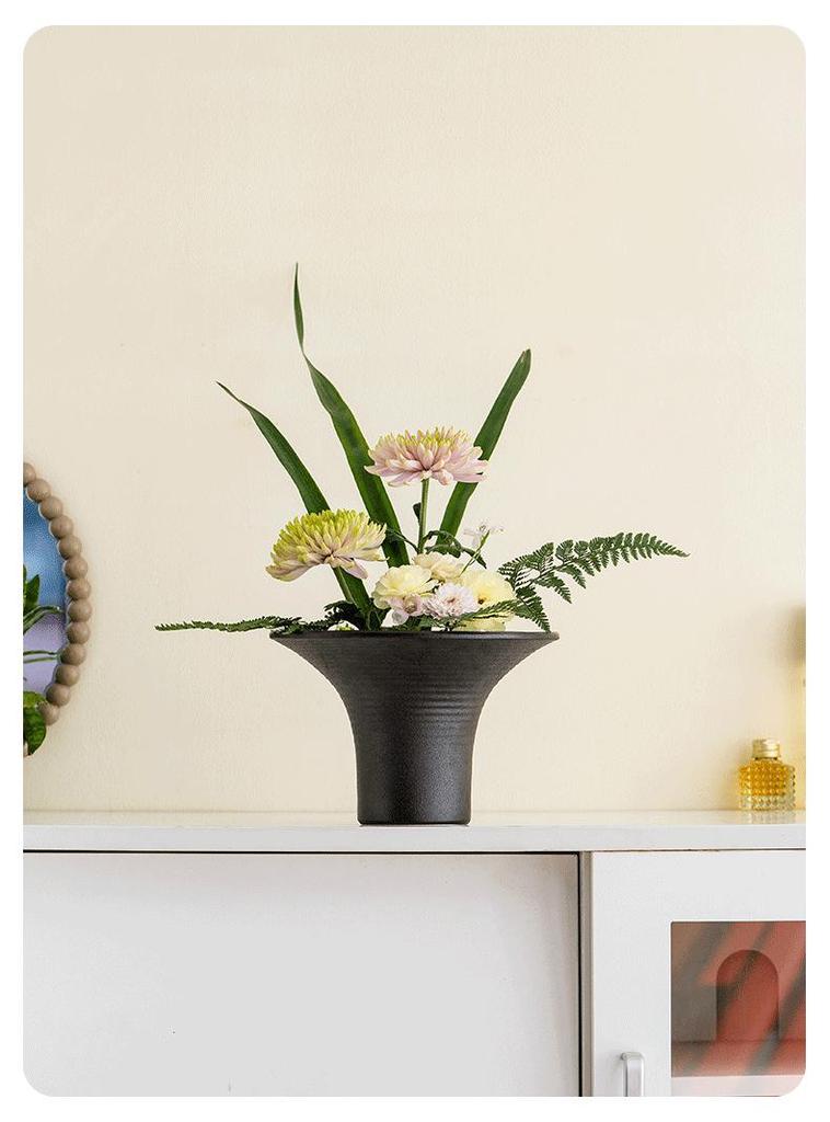 Large Ceramic Phalaenopsis Orchid Vase - Indoor Ornament for Living Room or Desktop, Ideal Gift