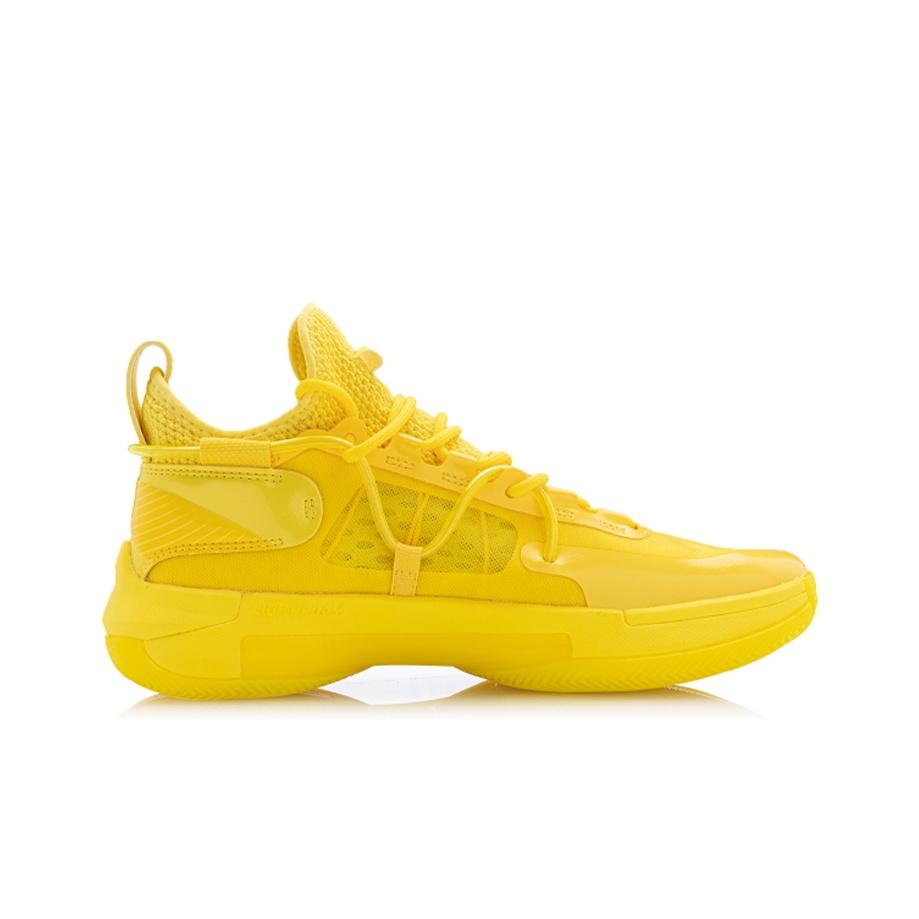 Li Ning Flash 6 Premium Durable Breathable Mid-Top Basketball Shoes Men Sneakers Pineapple-Yellow ABAQ019-4