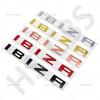 3D Metal Ibiza Emblem Car Rear Trunk Stickers Auto Body Decal Badge For Ibiza Letter Logo Decal Stickers Car Styling Accessories
