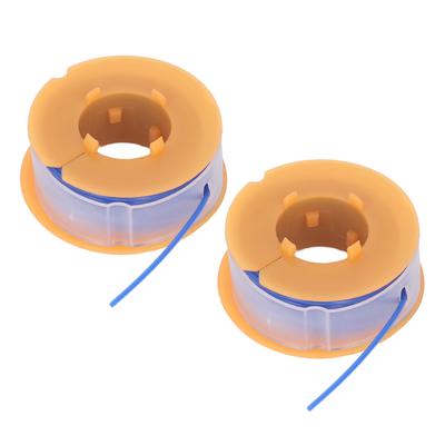 2 pezzi Bobina di filo per tosaerba in nylon Accessori per tagliabordi Ricambio Adatto per BOSCH ART 30 ART 30FA Blu