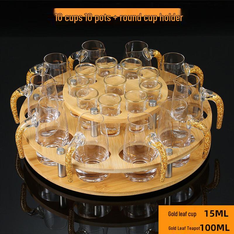 

Luxury Gold Foil Baijiu Drinkware Set