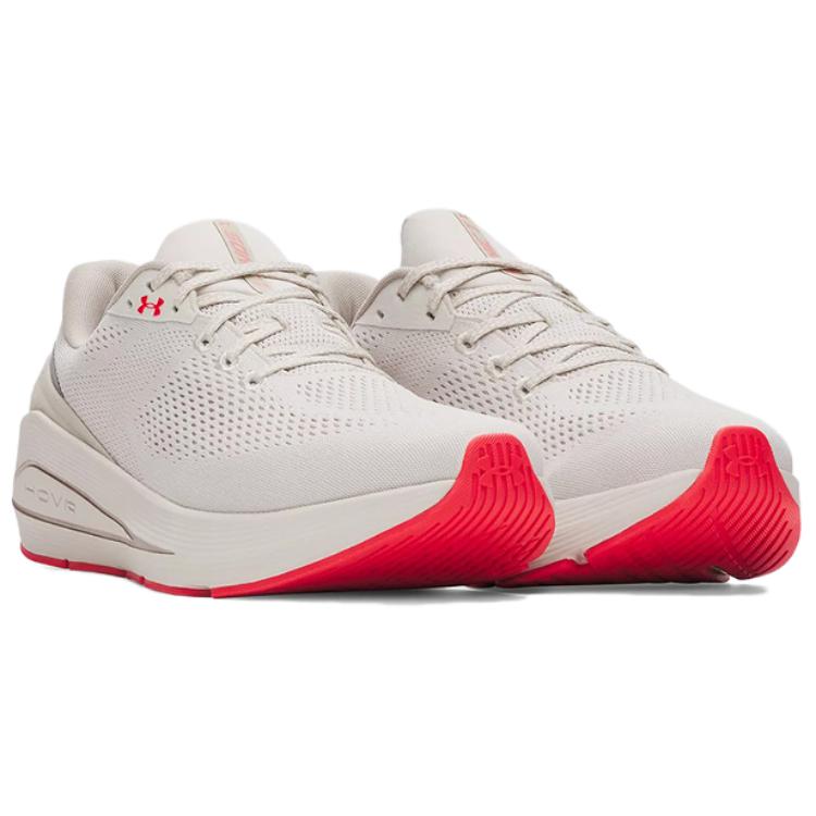 Under Armour Sonic 7 Fashion Sports Fabric Durable Low-Top Running Shoes Men Sneakers Beige 3028002-111