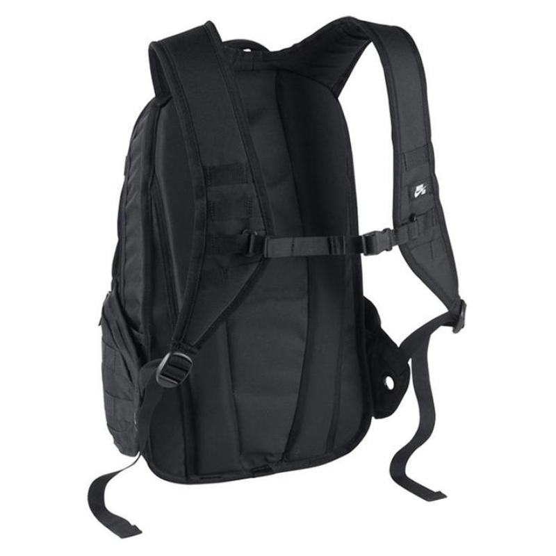 Nike Polyester Backpack Regular Unisex Pure Black Casual BA4592-007