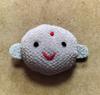 Craft Jizo Charm Made with Chirimen Smiling Handmade Chirimen Craft Kit (Crepe) - Jizo,