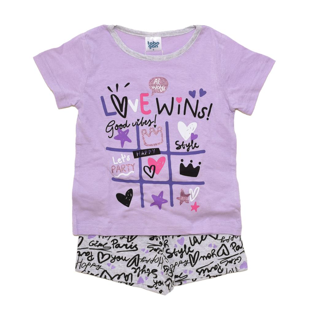 Pijama de verano de manga corta 23117052 para Niña