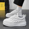Men's shoes autumn new breathable heightening platform white shoes men's fashion versatile trend sports and leisure board shoes men's