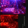 LED Rotating Colorful Projector Night Light USB Disco Stage Party Lamp for Home Bedroom Christmas Decoration Kids Gift